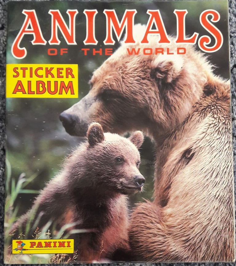 Panini Animals of the World Sticker Collection Album 100% COMPLETE – post or collect