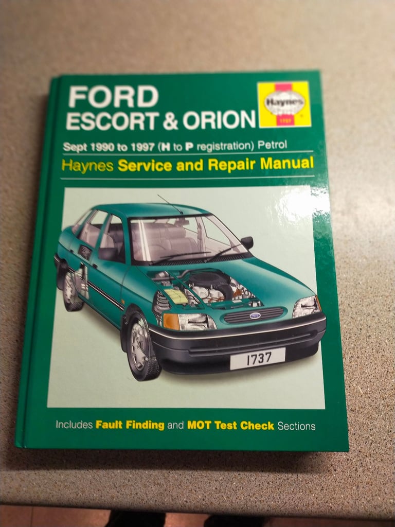 HAYNES FORD ESCRT & ORION MANUAL