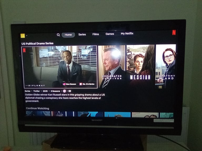 image for 32 inch 1080p Sharp TV