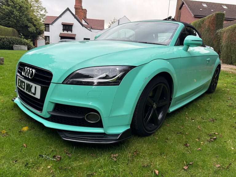 2013 AUDI TT 1.8 TFSI S LINE LOW 46K 2 KEYS LEATHER AC BODYWRAP SPOILERS PX SWAP