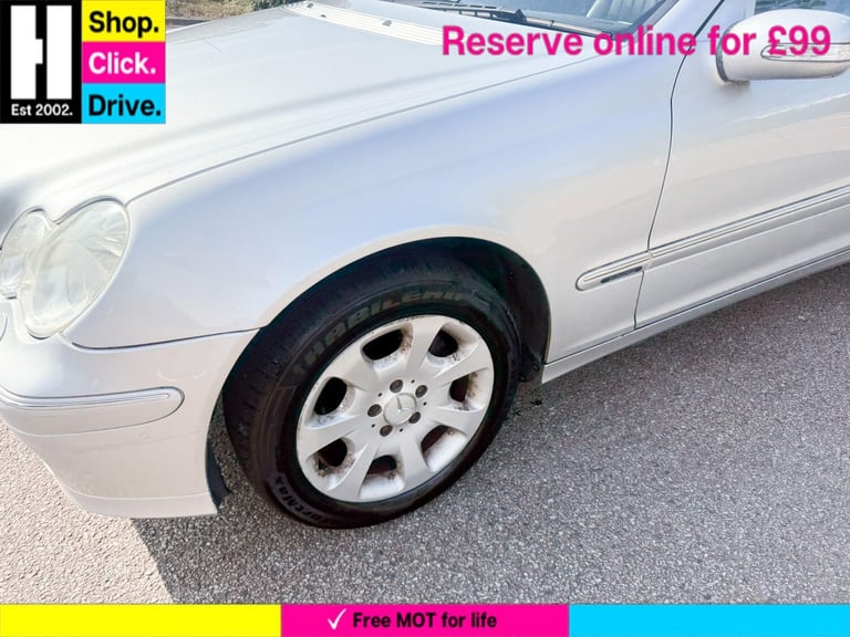  Mercedes-Benz C Class 1.8 C200 Kompressor Elegance SE 4dr Petrol Automatic