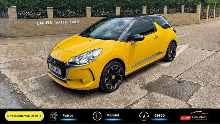 2016 DS Automobiles DS 3 1.2 Puretech Elegance Hatchback HATCHBACK Petrol Manual