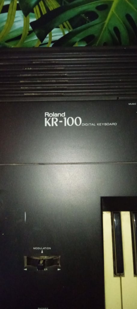 ROLAND KR-100 & ROLAND PIANO STOOL 