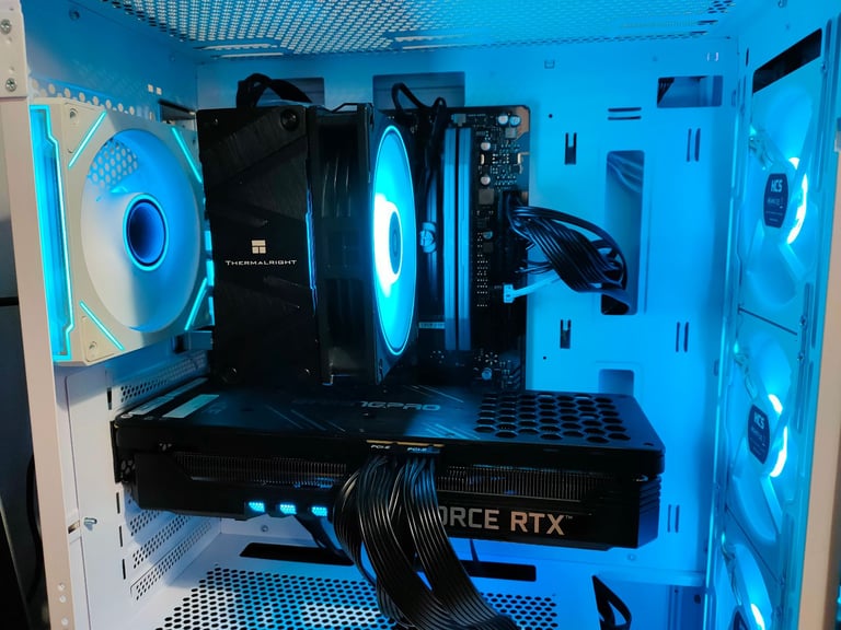 Gaming PC Ryzen 5 8400F, DDR5 32gb, Nvidia RTX 3070 Ti, 1tb NVMe, 800w