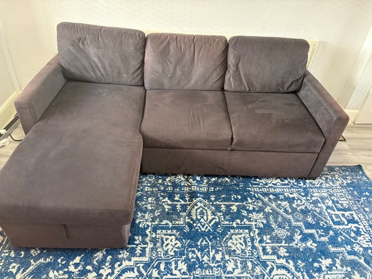 image for Sofa bed with storage. Great condition. Can deliver 220/150cm
