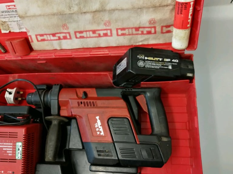 image for Hilti TE 5A x 2 drills and two brand new heavy-duty batteries. Fully working 