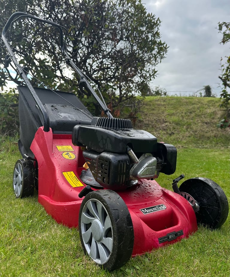 image for Mountfield RS100 petrol lawnmower like new condition serviced sharpened mower