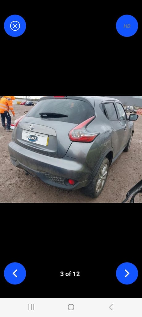 Nissan juke 2016 breaking 
