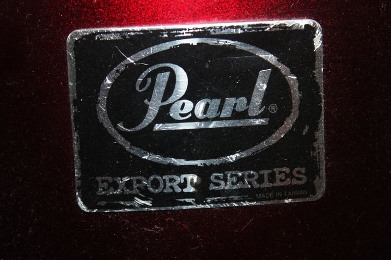 Pearl Export Wine Red 5 Piece Refurbished Drum Kit ~ 22in Bass ~ Hardware Included ~ £450 ono