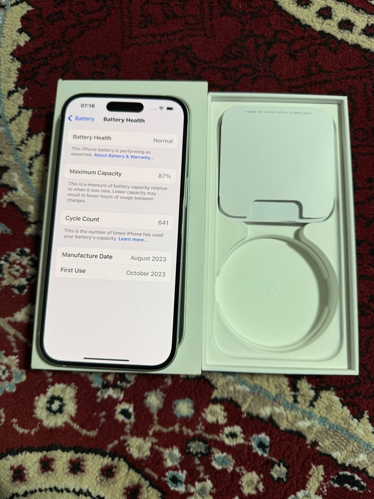 Unlocked iPhone 15 fully working order 