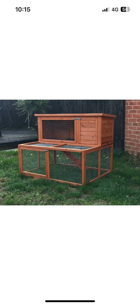 Outdoor rabbit cage 