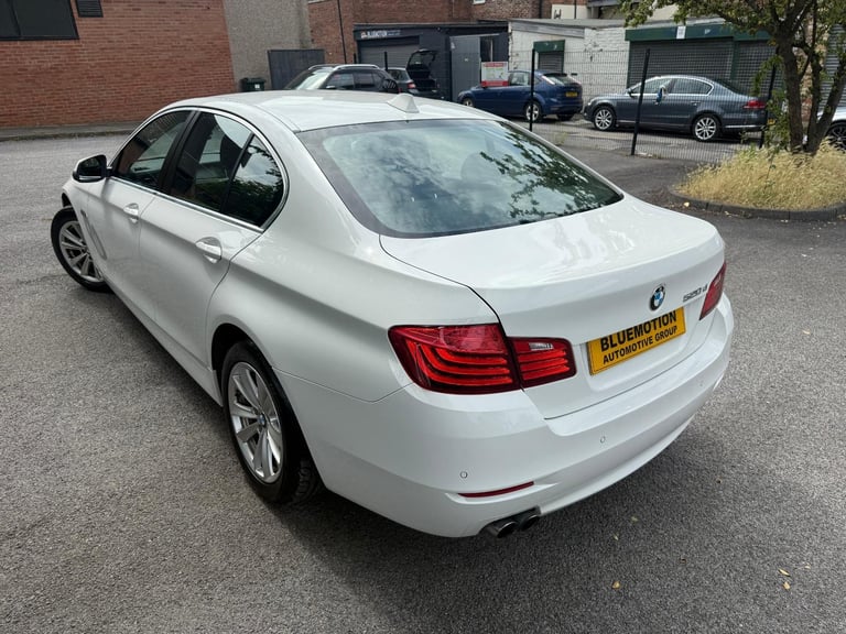 ✿2015/65 BMW 5 Series 520d [190] SE 4dr Step Auto, White ✿FSH ✿ONE OWNER✿