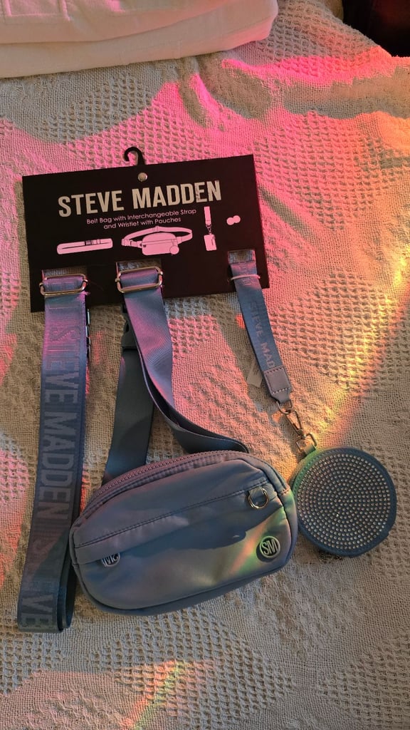 Steve Madden™️ Belt bag interchangeable strap and wristlet with pouches