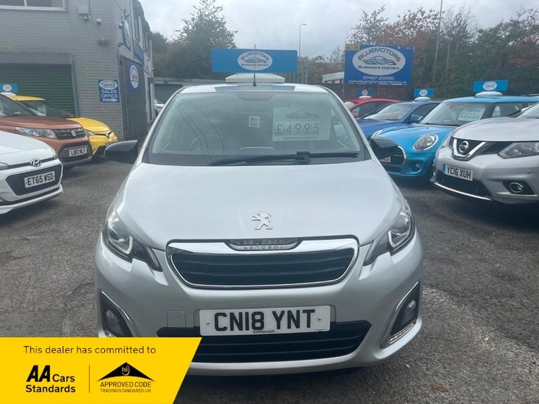 2018 Peugeot 108 1.2 PureTech Collection 5dr HATCHBACK PETROL Manual