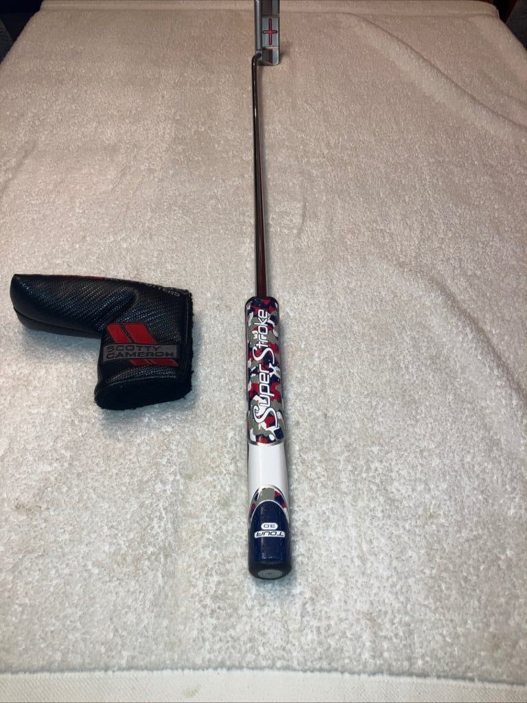 Scotty Cameron Select SQUARE BACK Putter 35 inch Super Stroke Grip Head Cover RH 