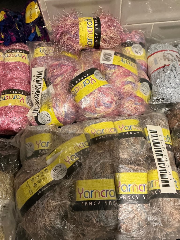Job lot yarncraft knitting yarn etc. 