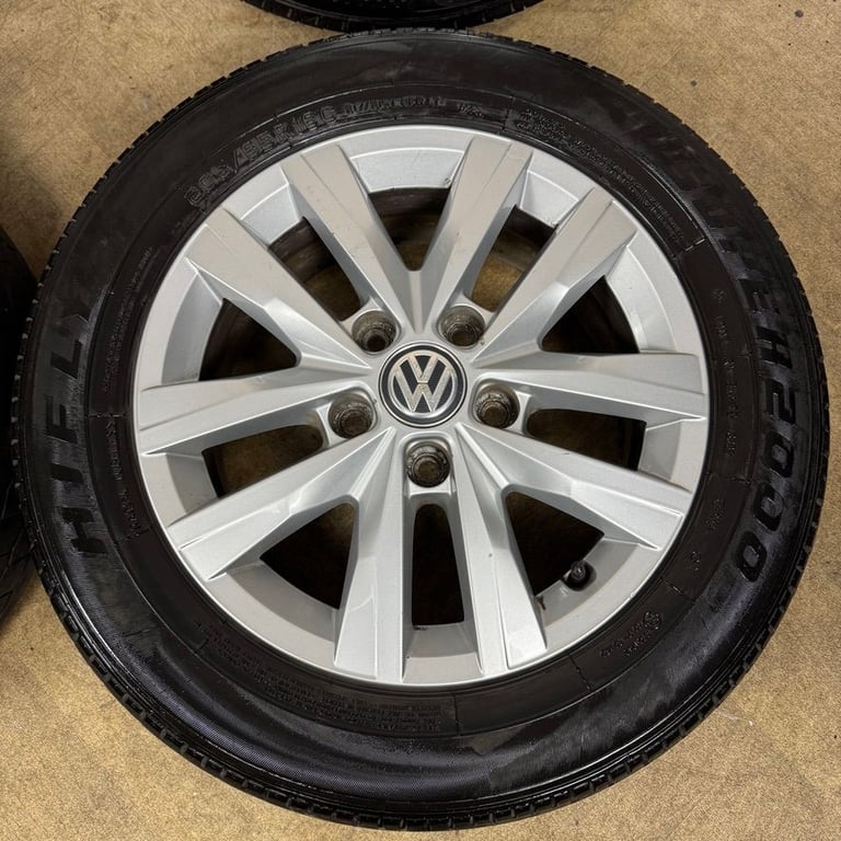 16'' GENUINE VW TRANSPORTER T6 T6.1 T5 CARAVELLE CLAYTON ALLOY WHEELS TYRES ALLOYS