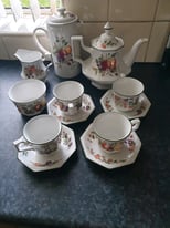 image for Tea pot coffee pot tea set sugar bowl milk jug 