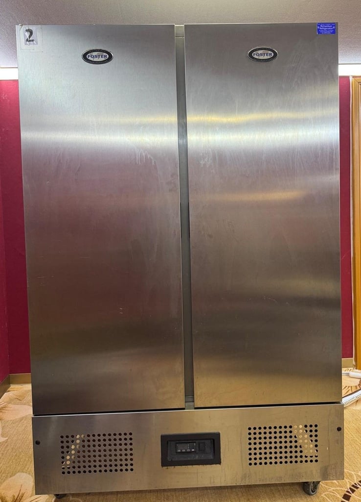 image for Foster Slimline Double Door Professional Refrigerator