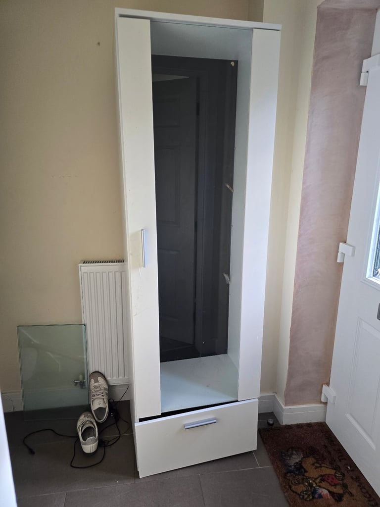 image for Glass cupboard with shelves  