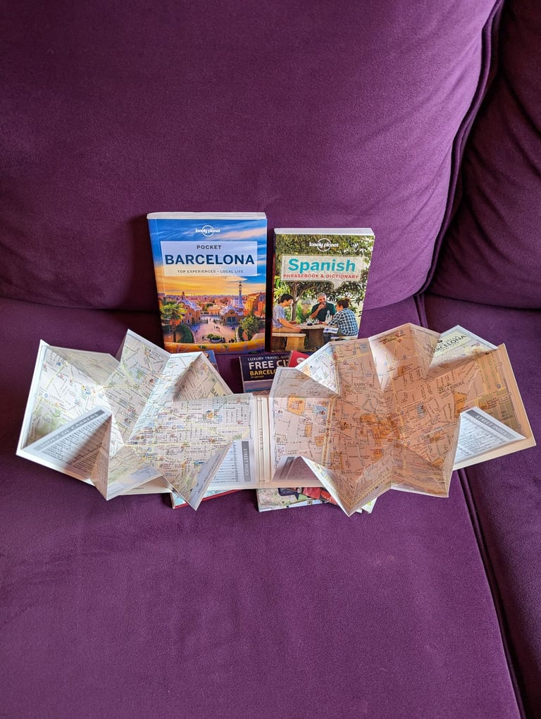 Barcelona travel and Spanish books 