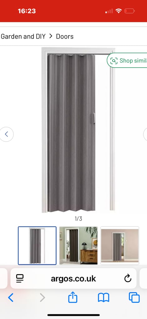 image for Argos folding doors 