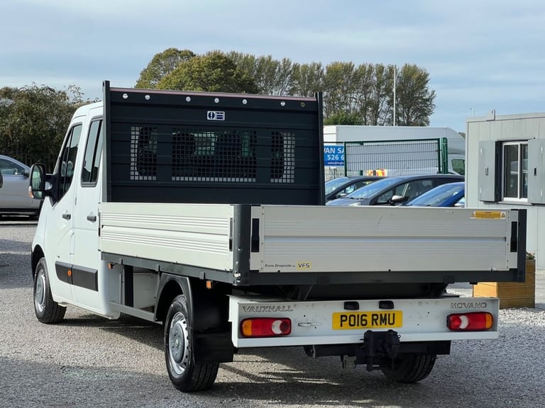 2016 Vauxhall Movano F3500 L3H1 2.3 CDTI CRC DROPSIDE CREWCAB/DROPSIDE Diesel Manual