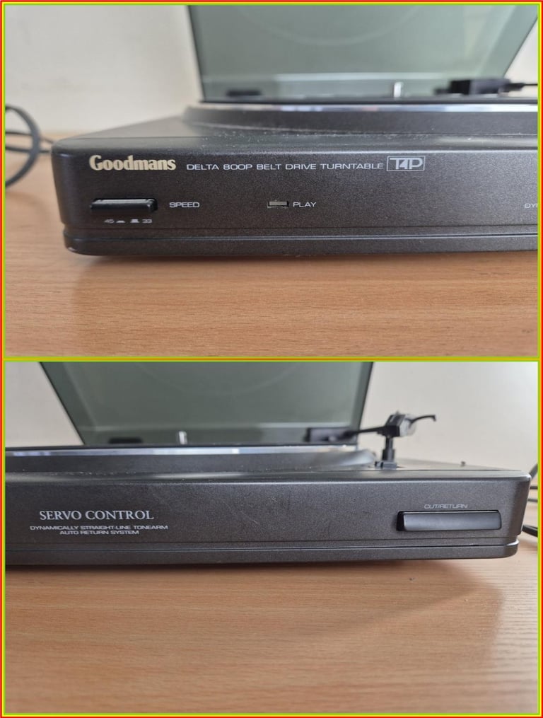 Goodmans Turntable with USB Uphono Pre-Amp.