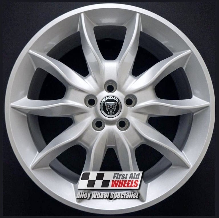 R351S Swap JAGUAR XF 4x 20'' GENUINE DRACO SPARKLE SILVER REFURBISHED ALLOY WHEELS