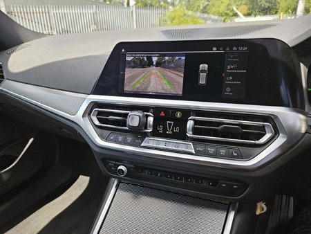 2021 21 BMW 3 SERIES 318d MHT M Sport 5dr Step Auto Black Damaged Salvage