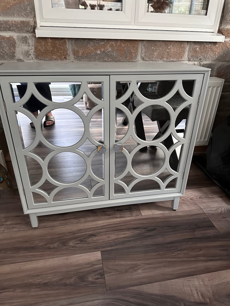 image for Light grey mirrored sideboard from Dunelm Delphi 