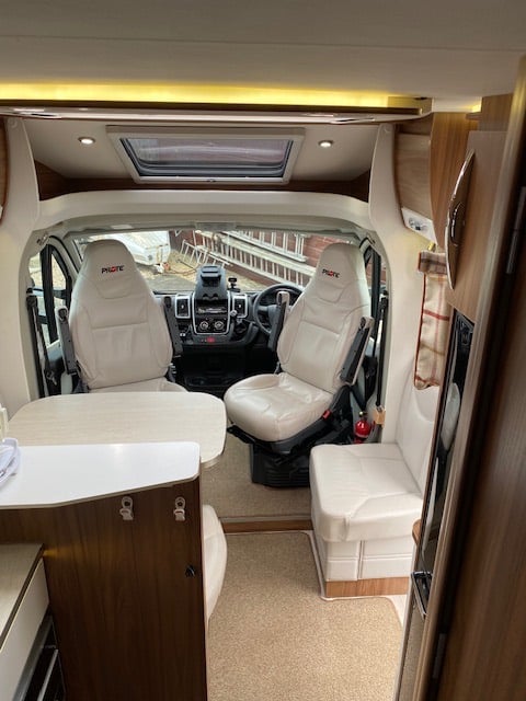 Pilote P700C Sensation 2 Berth 2017 Motorhome fixed island bed on Fiat Ducato 130 for sale