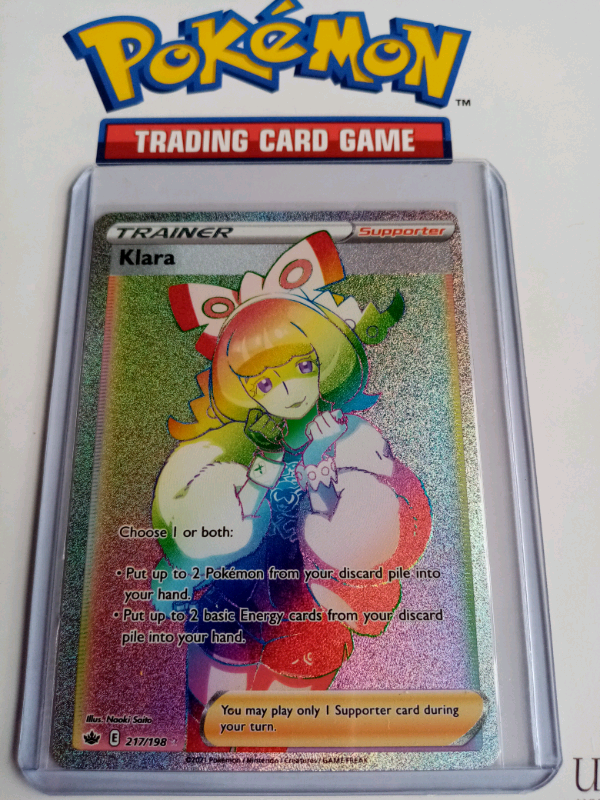 Klara Secret Rainbow Rare Pokemon Card in Gorebridge, Midlothian