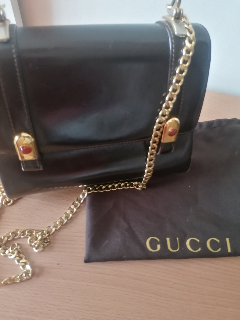 Rare vintage Gucci leather bag | in Lewisham, London | Gumtree