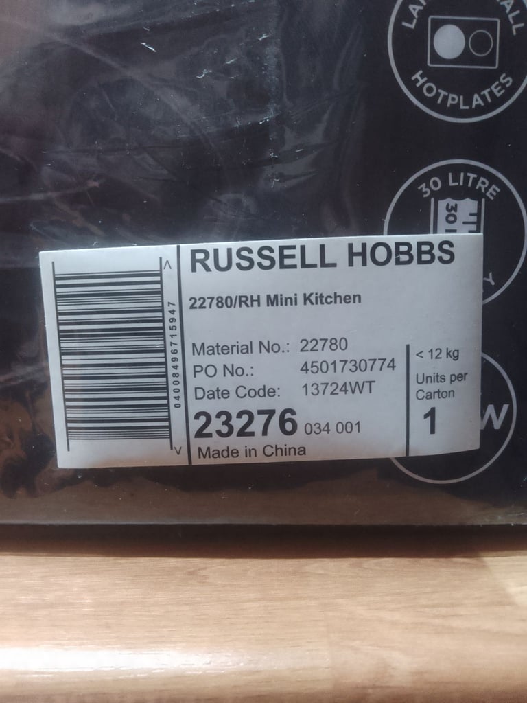 Russell and Hobbs mini kitchen 