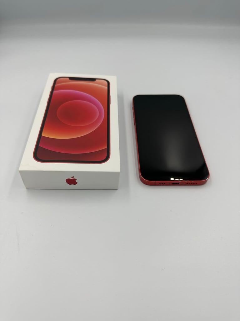 Pristine: Apple iPhone 12 64gb Red (unlocked)