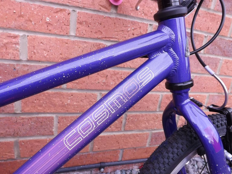 Carrera Cosmos Kids Bike - 16" Wheel - Purple / Pink