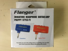 Flanger Headphone Guitar Amp Blue
