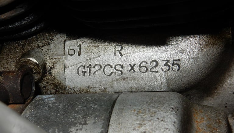 Matchless G12 CSR 1961 650cc - V5C, Buff log book & 30 MOT certificates- 922 XWB