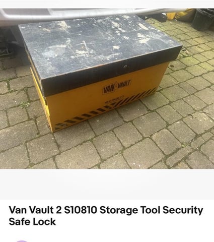 Van Vault 2 S10810 Storage Tool Security Safe Lock | in Harrow, London |  Gumtree