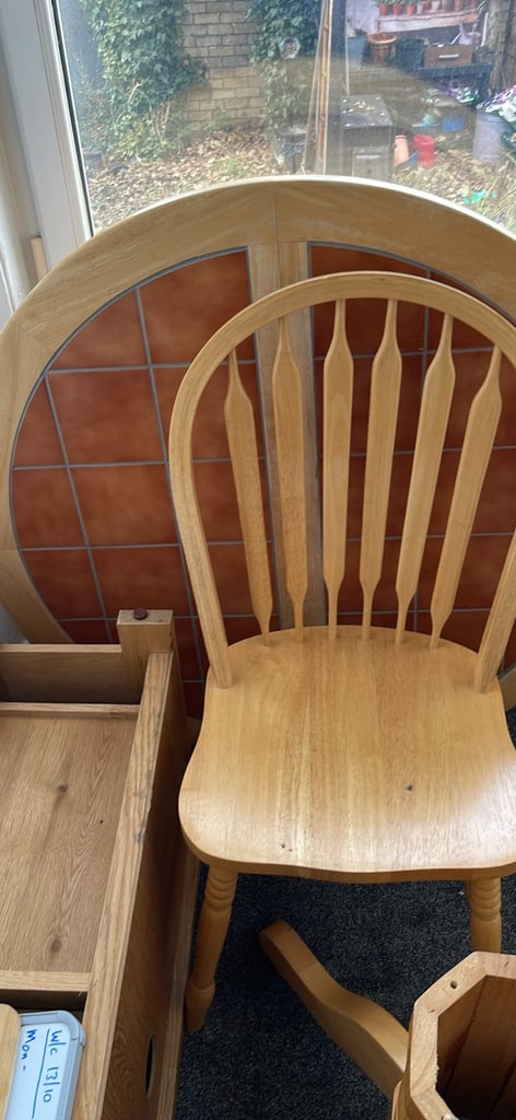 image for Dining room table and 2 chairs