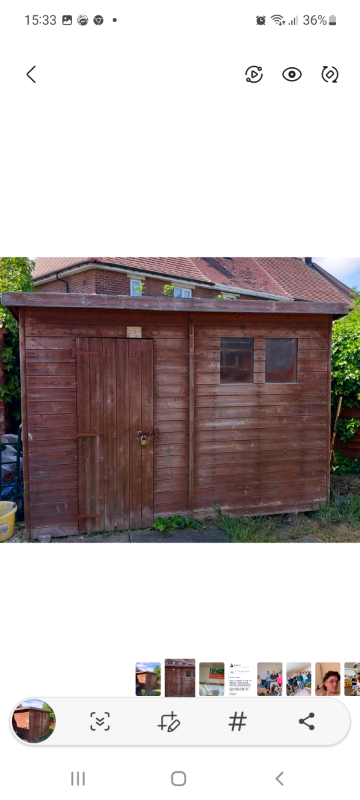 Large shed 10 x 7ft 