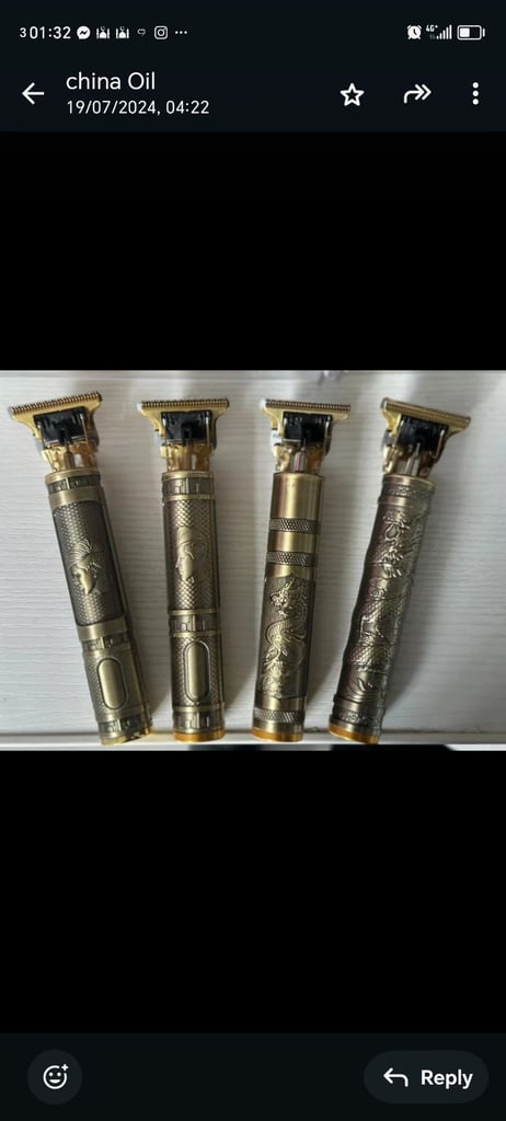 LED  display  metal hair  trimmer 
