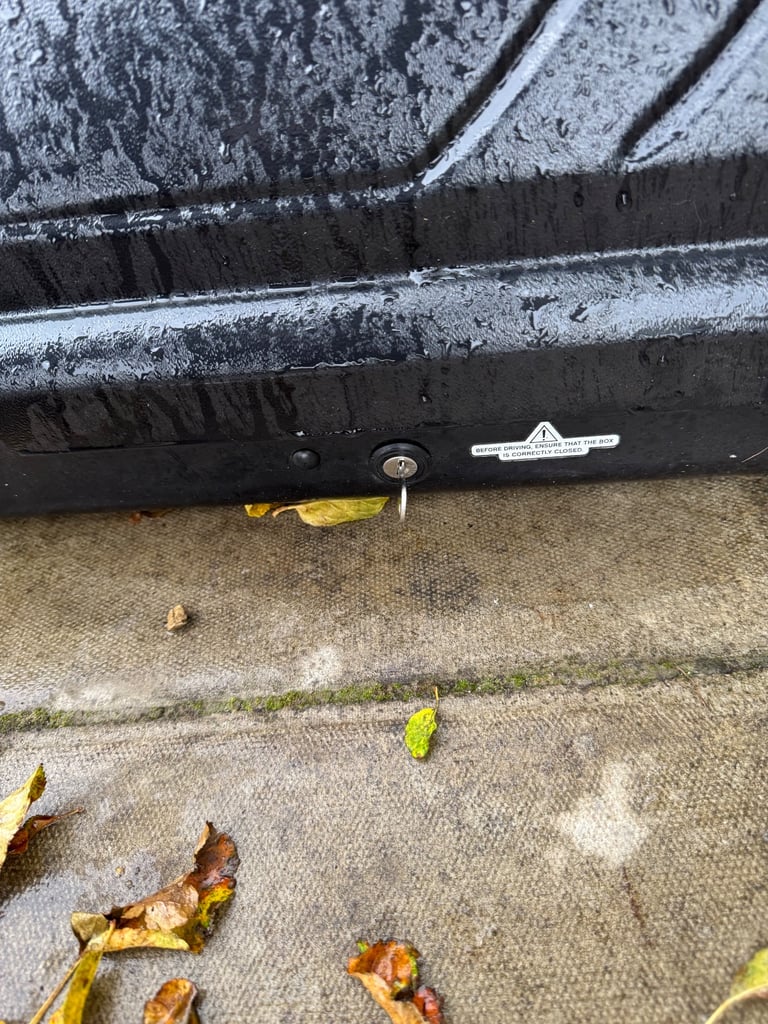 Car Roof Box and rails