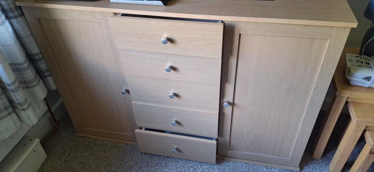 Wood look sideboard