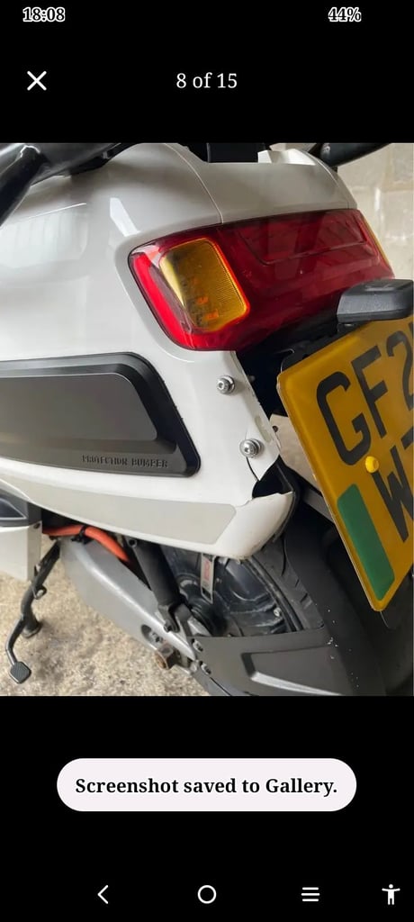 Niu cargo electric scooter.