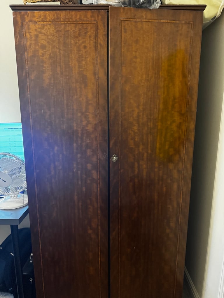 image for Wooden two Door Wardrobe 
