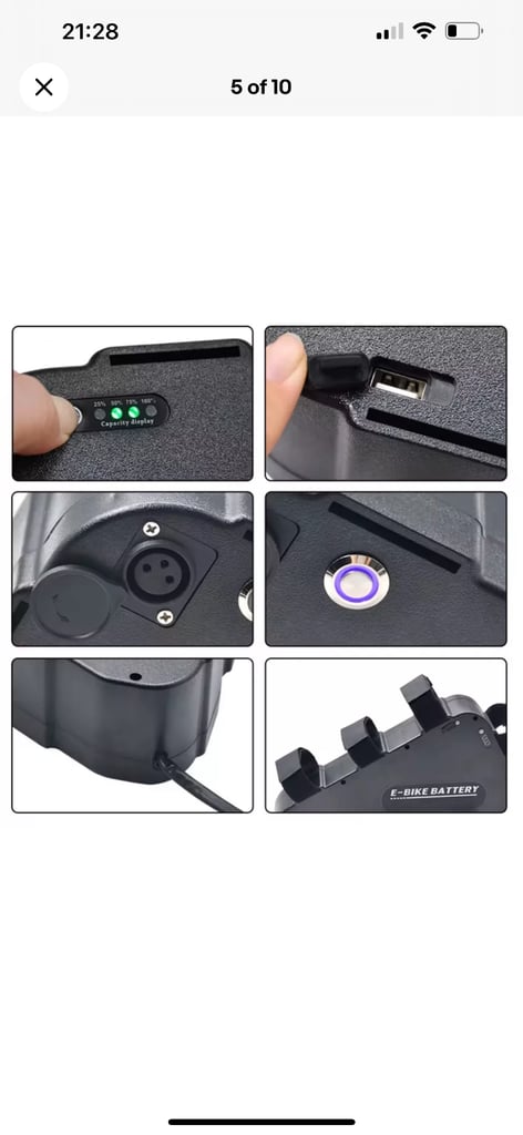 48v 28AH E Bike battery triangle bicycle battery Bike battery