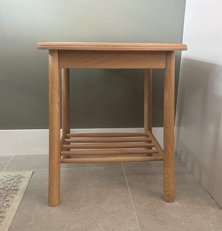 Oak Bedside/Side Table - Robert Dyas - Almost New