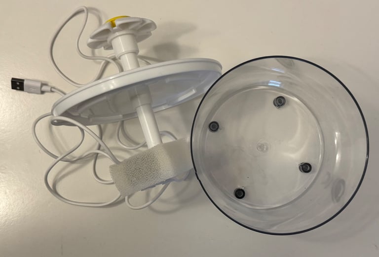 Automatic Pet Cat Water Fountain - Flower Spout - USB Powered